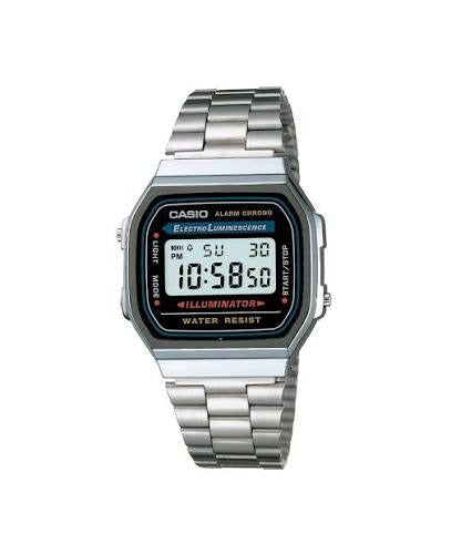 Reloj Hombre Casio A168wg-9wdf Plateado