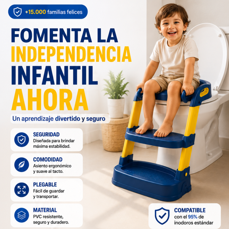 Escalera Baño Entrenamiento Inodoro