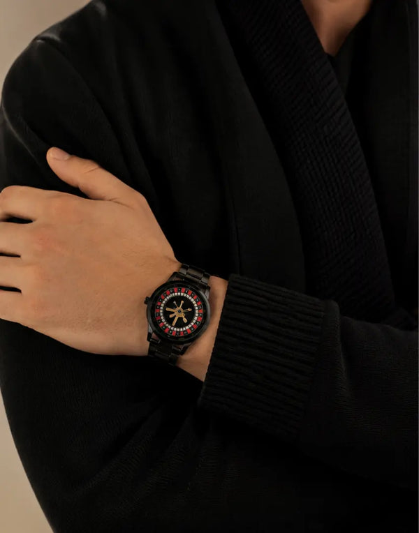 Outfit después con reloj