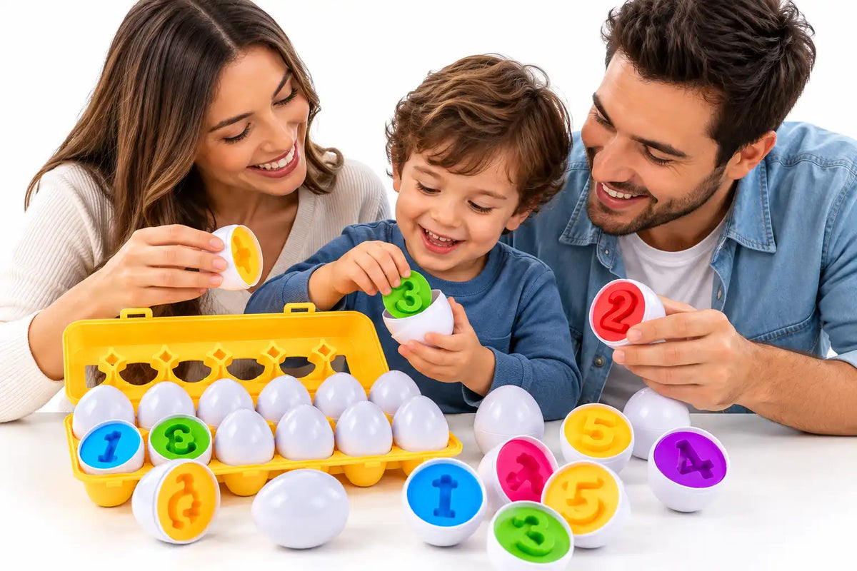 Huevos Numéricos Encajables